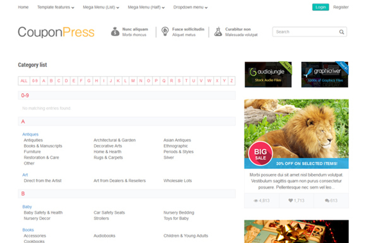 CouponPress [HTML], a HTML Template by Theme :: Kiwi (Photo 5 of 5)