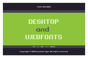 Pixelion Pixel Game Font