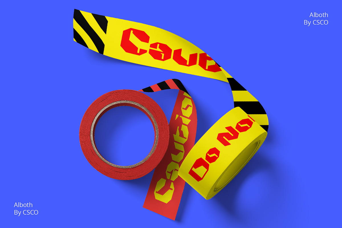 Alboth – Futuristic Typeface, a Sans Serif Font by Craft Supply Co. (Photo 8 of 8)