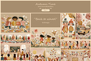 Autumn Time 4- 252 AI illustrations, a Seasonal Illustration by Pundateam (Thumbnail 6 of 9)
