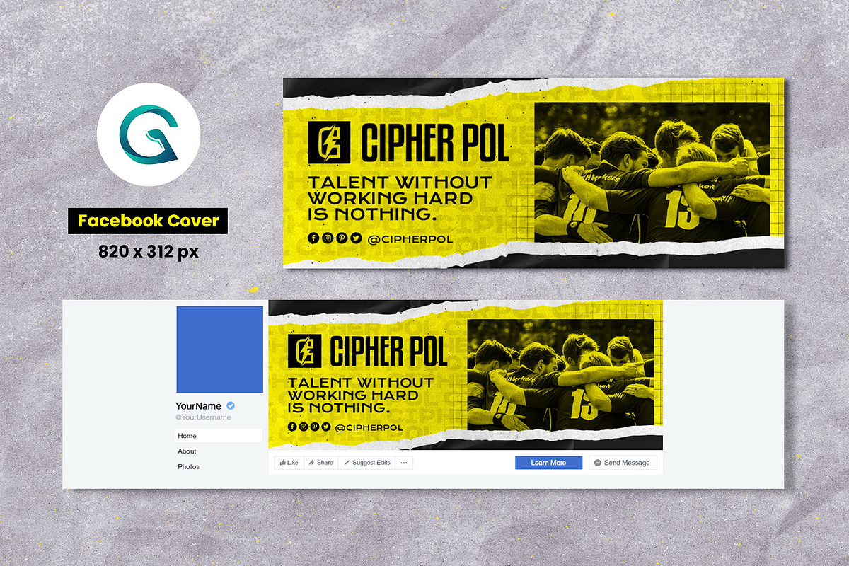 Soccer Social Media Pack Template, a Social Media Template by Geelator Studio (Photo 4 of 5)