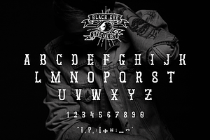 Black Eye Specialist Font