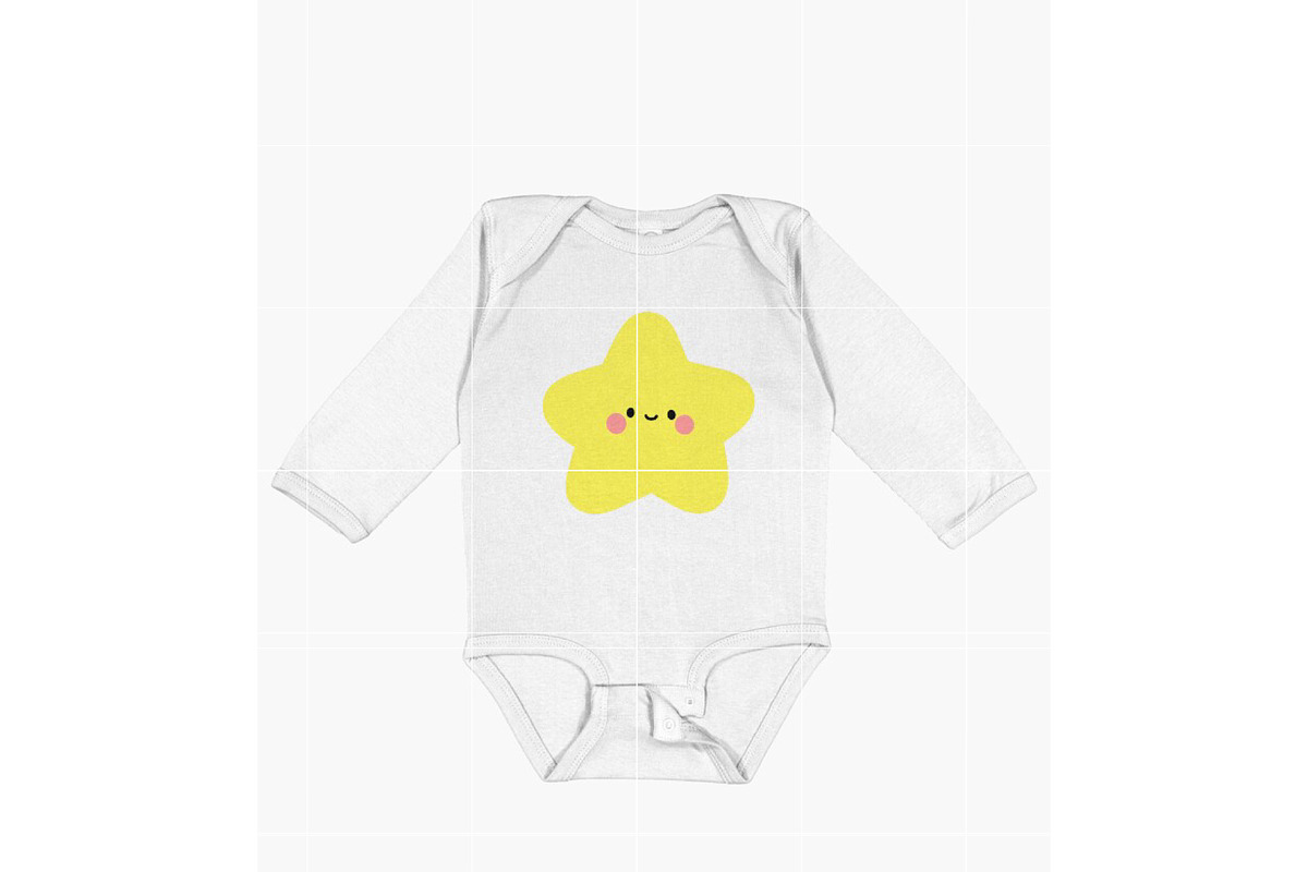 Baby Star SVG | Cute Kawaii Star, an Illustration by TheHitShop (Photo 9 of 9)