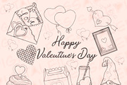 Valentine's Day Digital Stamp, a Graphic by Favorites_Art (Thumbnail 5 of 11)