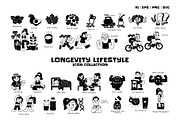 Longevity Lifestyle, a Healthcare Illustration by monkik (Thumbnail 2 of 6)