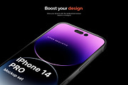 iPhone 14 PRO Mockup, an iPhone Mockup by Mocku (Thumbnail 3 of 17)
