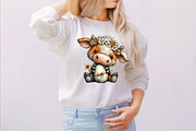 Whimsical Easter Cow Clipart Bundle, an Illustration by SVGArt (Thumbnail 4 of 7)