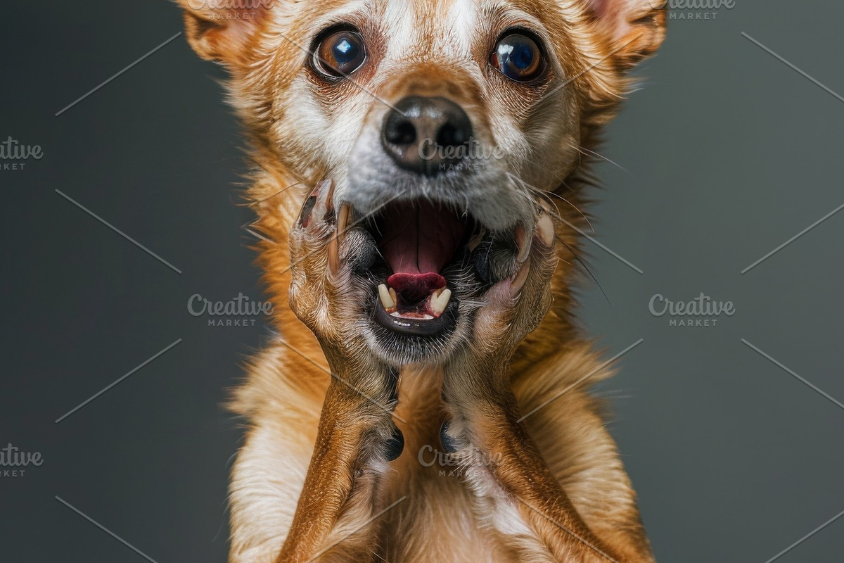 236 surprised animals, an Animal Photo by Handmadefont (Photo 19 of 241)