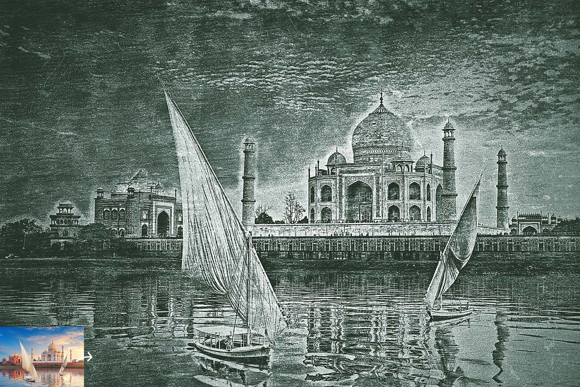 Vintage Photo Effect Bundle, an Action Add-On by MRI STUDIO (Photo 6 of 68)