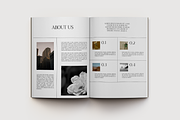 CANVA Minimal Modern Magazine, a Magazine Template by Uyava Space (Thumbnail 5 of 12)