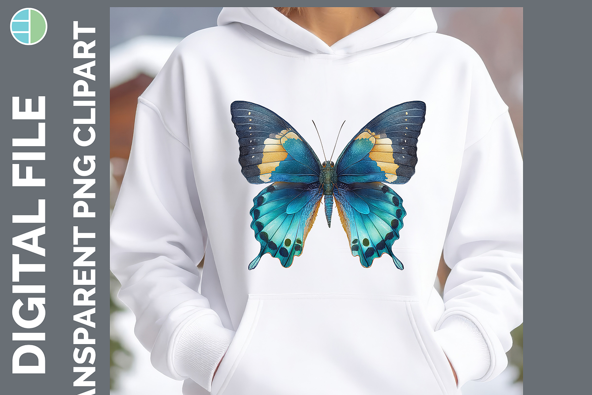 Butterfly Illustration Bundle 25 PNG, an Animal Illustration by Enliven Designs (Photo 4 of 8)