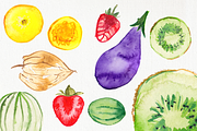 Watercolour Fruit & Veg, an Illustration by Susan Brand Design (Thumbnail 3 of 3)