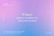 20 Winter Gradients Set, a Texture Graphic by le-genda (Thumbnail 1 of 11)