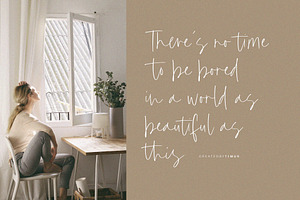 Hidden Beauty - Modern Script Font