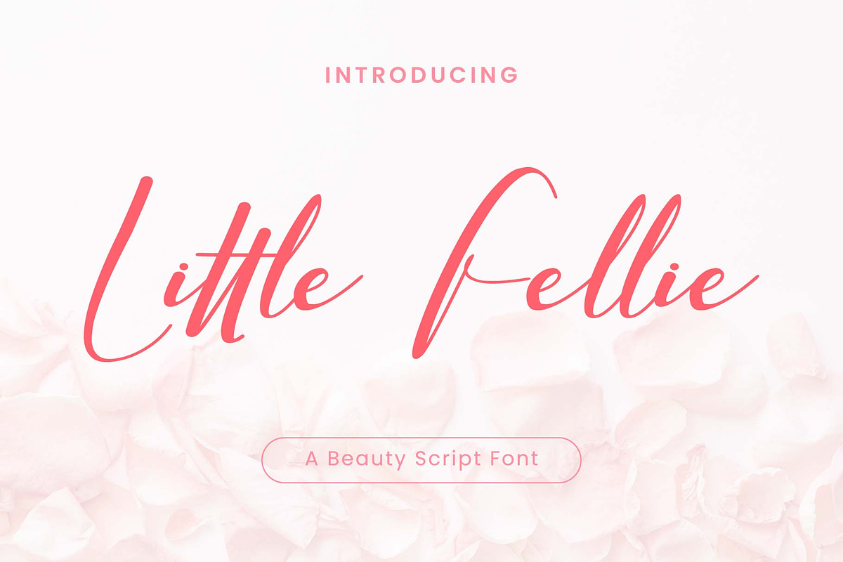 Little Fellie, a Handwritten Font by Dhwstd (Photo 1 of 6)
