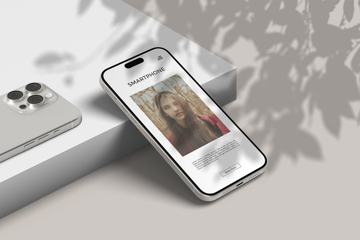 iPhone 15 Pro Max Mockup, an iPhone Mockup by graphicpages (Photo 8 of 11)