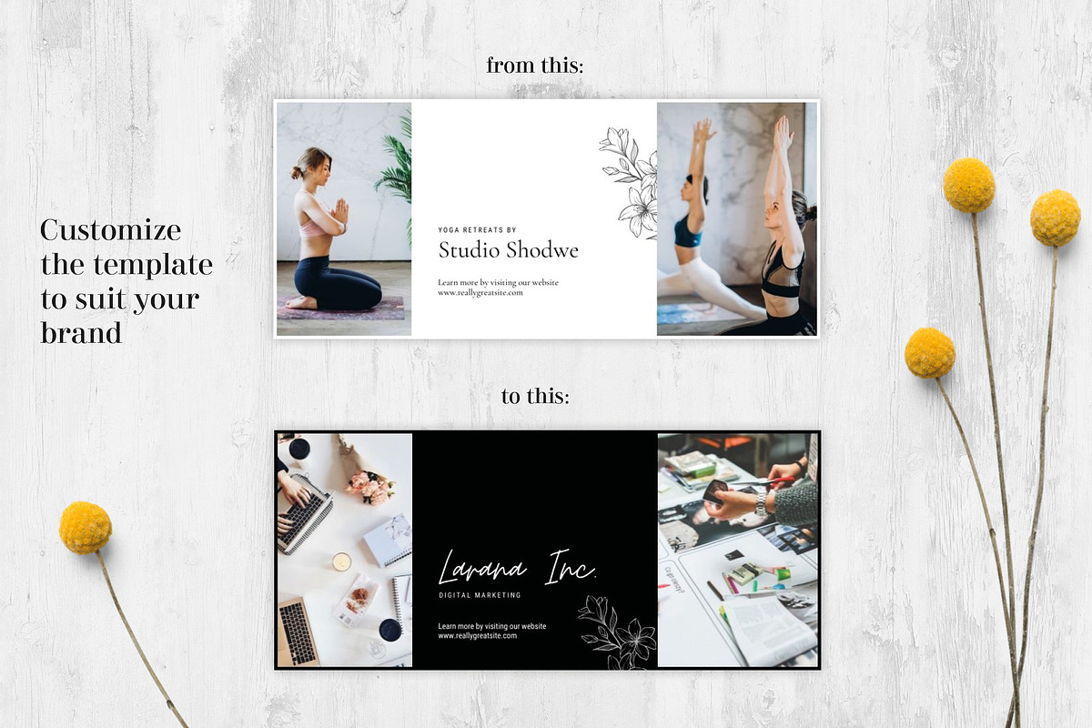 16 Facebook Cover Templates Canva, a Social Media Template by Paperweight Memories (Photo 4 of 6)