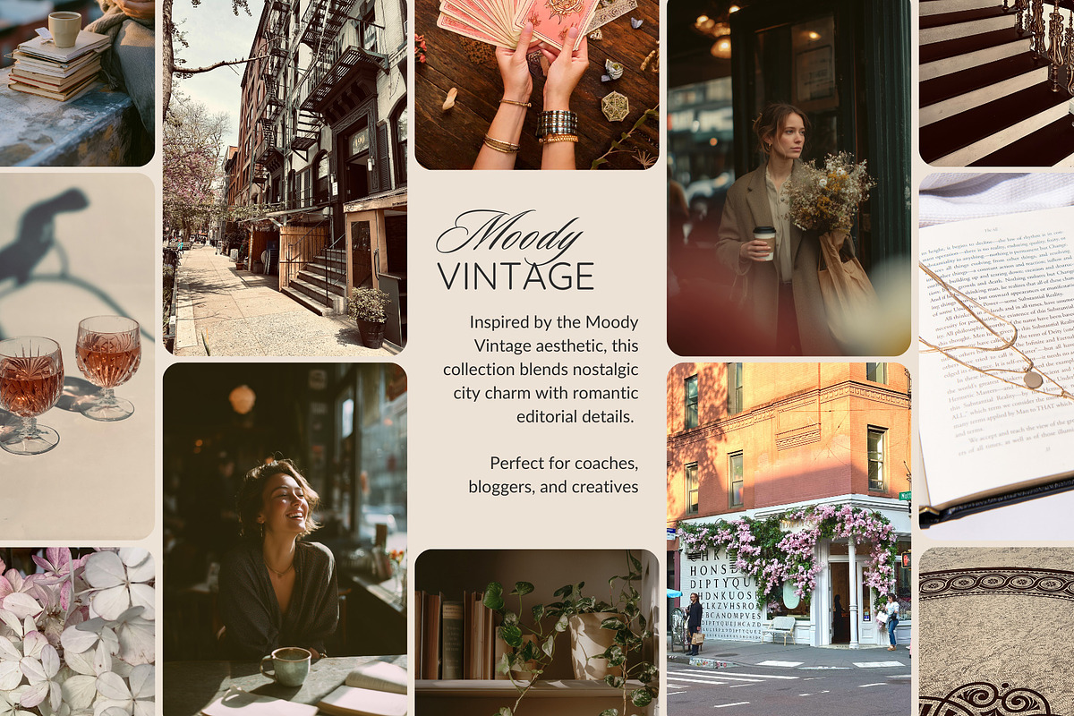 Vintage Vibes Brand Kit+Stock Images, a Branding & Logo Template by The Brand Alchemists (Photo 2 of 10)