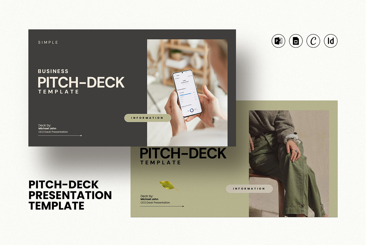 Pitch Deck Presentation Template preview 2
