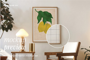 Natural Interior 24 Frame Mockups