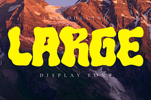 Large - Display font