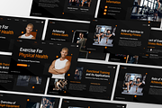 Exercise Gym - Gym Google Slide, a Presentation Template by GraphauseProject (Thumbnail 3 of 6)
