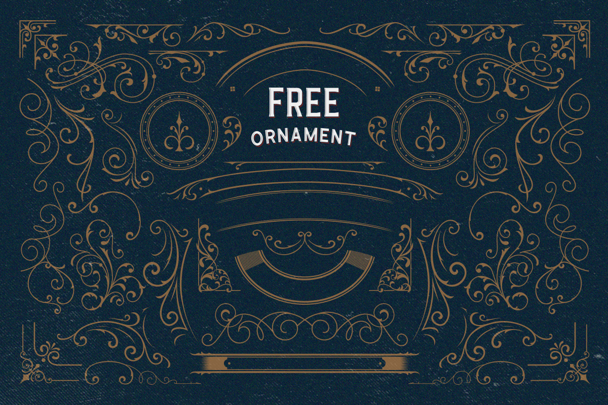 Arlington Layered Font & Ornaments preview 8