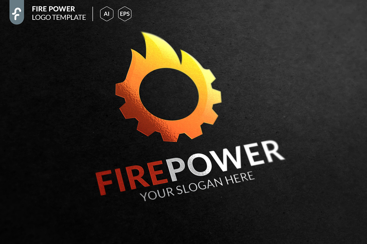 Fire Power Logo, a Branding & Logo Template by ft.studio