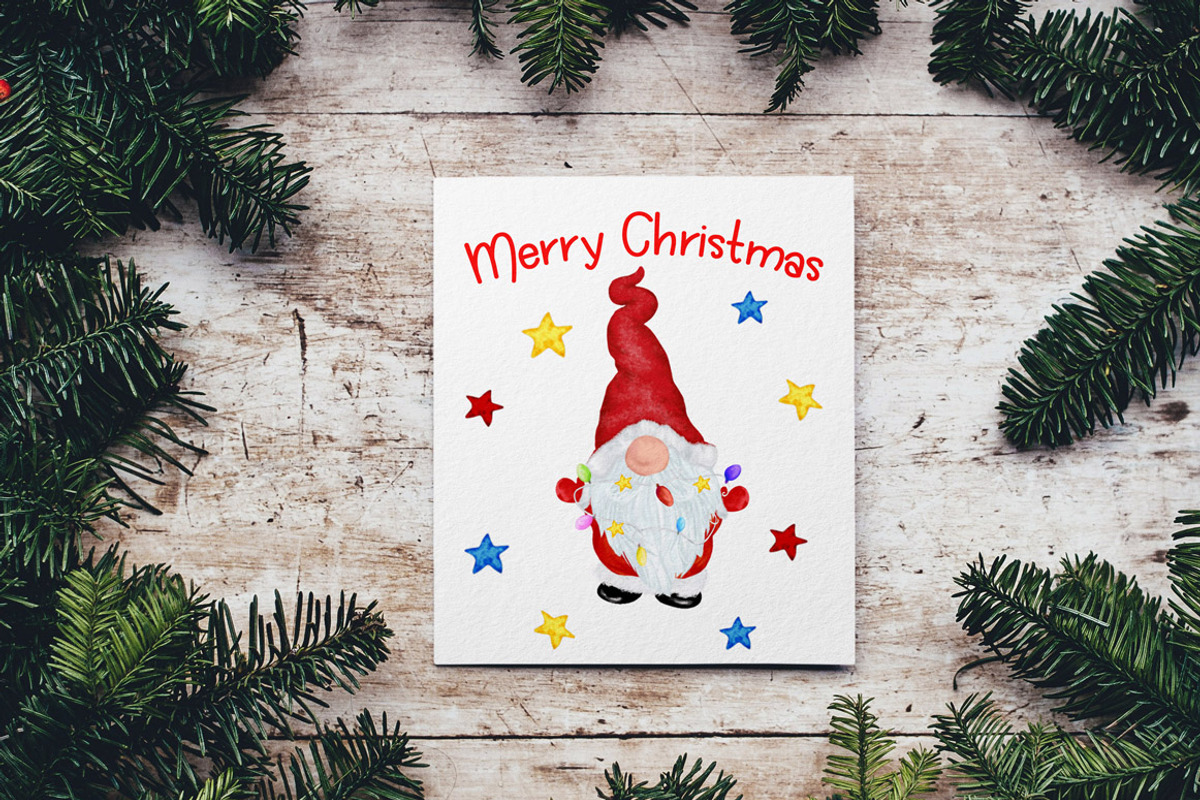 Gnomes Clipart Christmas clipart, an Illustration by vivastarkids (Photo 6 of 6)