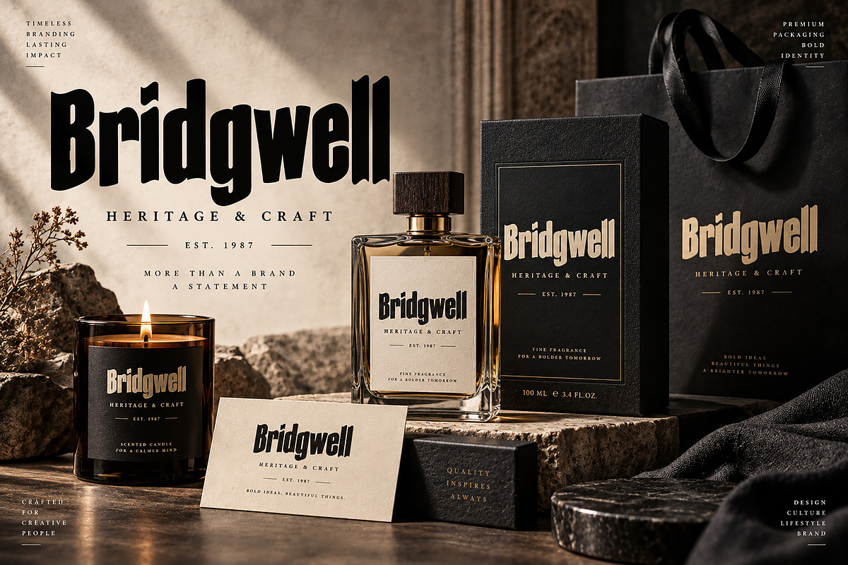 Bridgwell, a Script Font by Wow Magic (Photo 4 of 5)