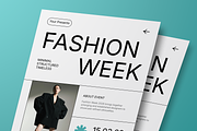 Swiss Fashion Week Flyer Set, a Flyer Template by Annora Studio (Thumbnail 3 of 6)