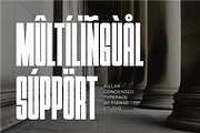 Pillar - Condensed Sans Serif Font, a Sans Serif Font by Pian45 Studio (Thumbnail 7 of 8)