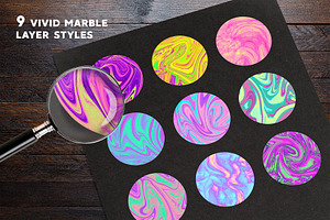 Vivid Marble Effect For Photoshop