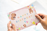 Capybara Party Sticker Set, Pattern, a Graphic by Dori Debreceni draws (Thumbnail 5 of 8)