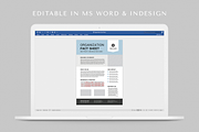 Nonprofit Organization Fact Sheet, a Flyer Template by Leaflove (Thumbnail 6 of 6)