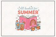 All Booked for Summer Png, a Work Illustration by CraftArtStudio (Thumbnail 1 of 4)