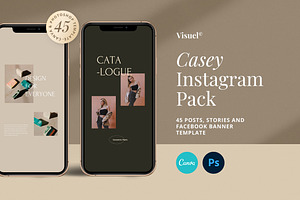 Casey Instagram Pack | PS & Canva