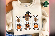 Kawaii Capybara Ghost PNG, an Illustration by DreamArtGraphic (Thumbnail 5 of 5)