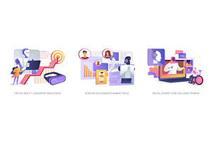 AI and VR Tools for Leadership, a Technology Illustration by Visual Generation