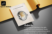 Valentine Self Love Affirmation Card, a Card Template by Digital Art Mahdiseño (Thumbnail 10 of 10)