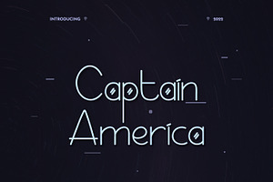 Captain America Modern Display