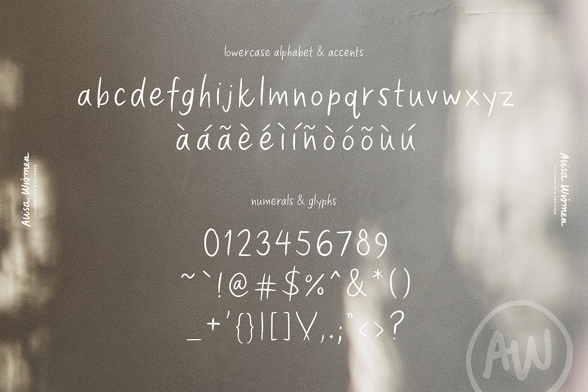 Note Writer Handwritten Font, a Handwritten Font by Alisa Wismer Design (Photo 3 of 6)