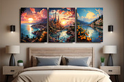 Landscape Painting Art 02. Wall Art., a Decorative Illustration by KENO Mascots (Thumbnail 6 of 8)