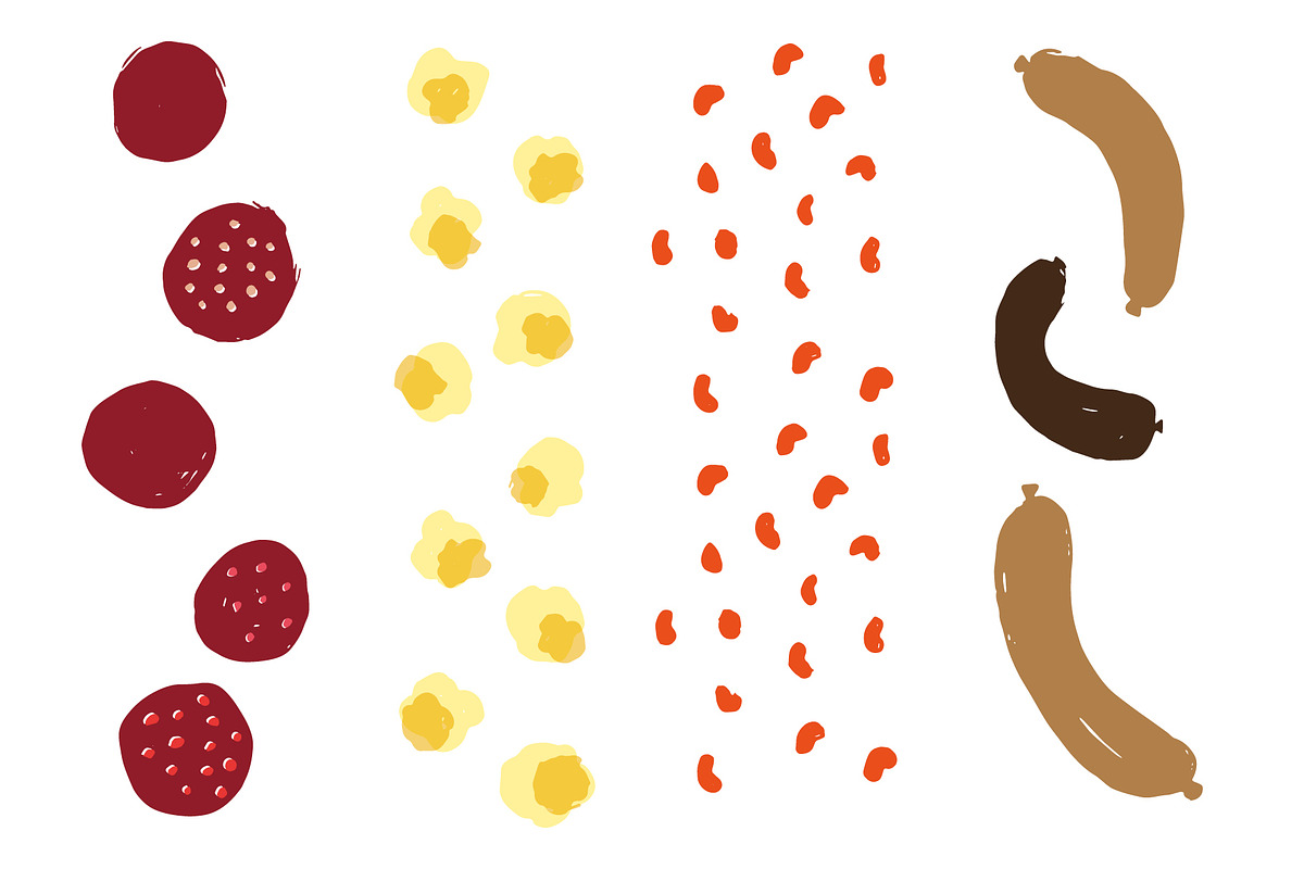 Painterly Food Vector Illustrations, a Food Illustration by This For There (Photo 8 of 11)