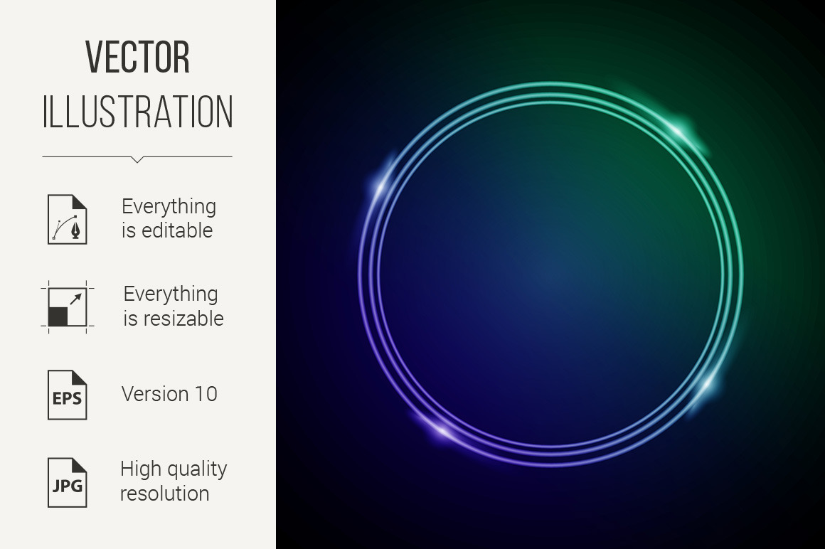 Glow Frame, a Background Graphic by DvargShop