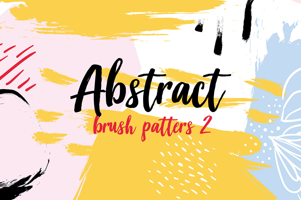 Abstract Brush Patterns V2, a Pattern Graphic by Volkan Aydemir (Photo 1 of 8)