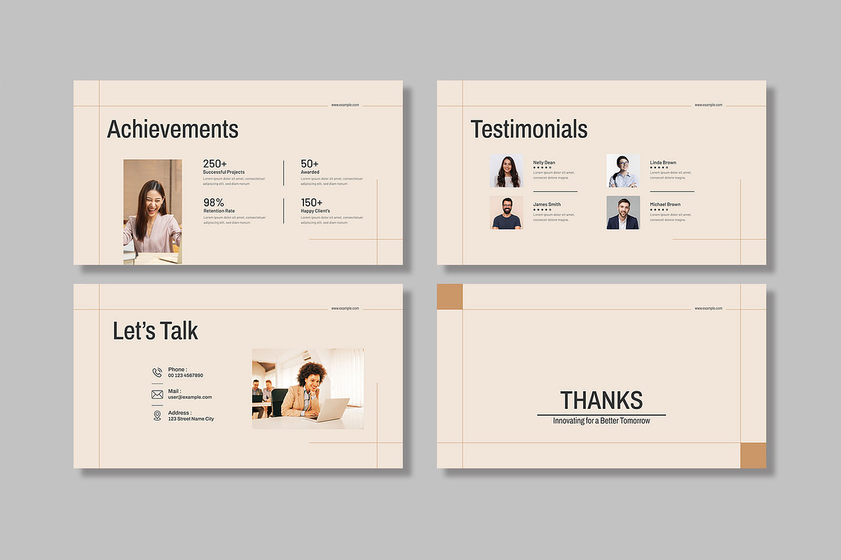 Minimal Presentation Layout Design, a Presentation Template by Mighty-Slide (Photo 6 of 6)