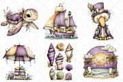 Whimsical Summer Clipart, an Illustration by Black Bird Studio (Thumbnail 3 of 4)