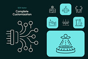 Physics Icon Art Set, an Outline Icon by Prosymbols (Thumbnail 5 of 8)