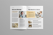 Newsletter | Canva & InDesign, a Magazine Template by Leaflove (Thumbnail 2 of 10)